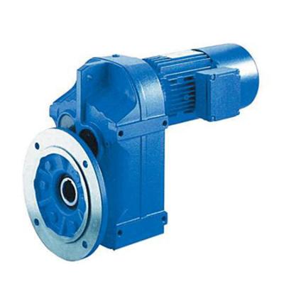 China Smooth Running Faf Flange Mounted Parallel Shaft Gear Motor Hollow Shaft Helical Gearbox for sale