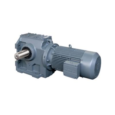 China Smooth running S series worm gear and worm gear helical motor for cutting machine for sale