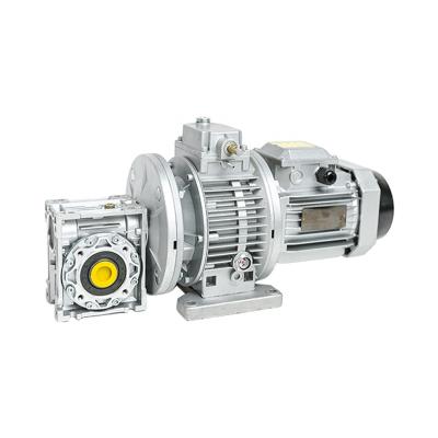 China energy & Aluminum alloy NMRV reducer gear mining and small gear nmrv 30 40 50 63 worm gearbox with three phase asynchronous motor for sale