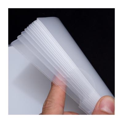 China Transparent Clear Micron L Shape Saving Polypropylene Plastic A4 Size 90 Micron Office And School Supplies File for sale