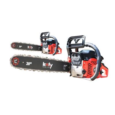 China 2-Stroke Cheap Price Gas Chainsaw 2400w 58cc 20 Inch Guide Bar 2 Stroke Automatic Gasoline Chainsaw for sale