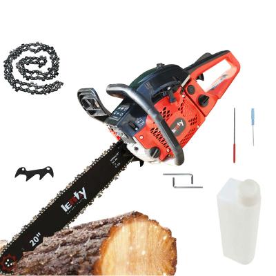 China 2-Stroke Fast Shipping 58cc 5800 Cordless Gas Chainsaw 20