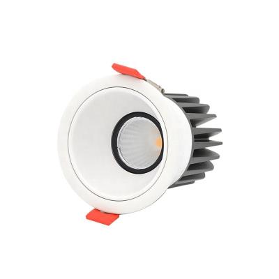 China Modern Adjustable Anti-glare Spotlight 7W 10W 12W Aluminum Ceiling Recessed Spot Light for sale