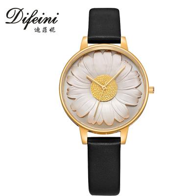 China Wholesale High Quality Water Resistant Women Fashion Casual Quartz Watch Ladies Leather Dress Strap Brand Wrist Watch for sale