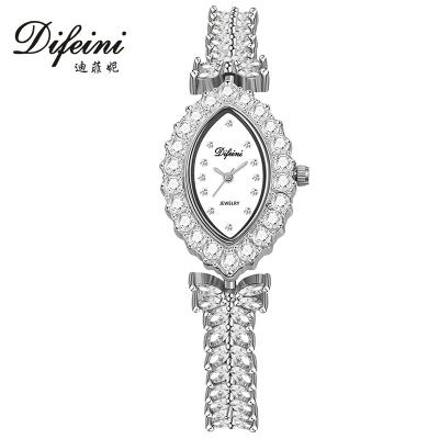 China Luxury Waterproof Factory Supply Diamond Lady Watch Full Stainless Steel Women Watch Quartz Wristwatches for sale