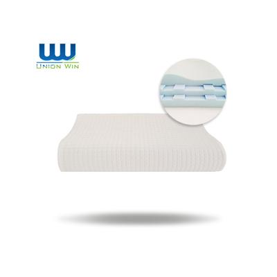 China Quality Guarantee Wholesale Adjustable Folded Bamboo Foam Neck Cutout Memory Foam Pillow for sale