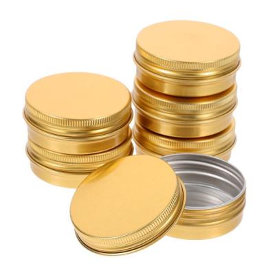 China Beauty Products Manufacturer Cosmetics Oil Gold Candle 10ml 5ml 45ml 30ml 15ml Silver Aluminum Jar for sale