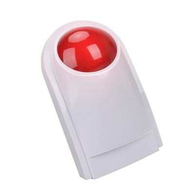 China Home Burglar Alarm Horn 110dB Strobe Light Radio 433MHz Siren Speaker DC 12V Independent Power Supply DH-SG11 for sale