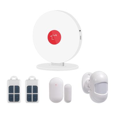 China Multi-Language Internal Smart Home APP Control WIFI Home Automation Wale Siren Alarm Wireless Smart Kit Life Alarm System for sale