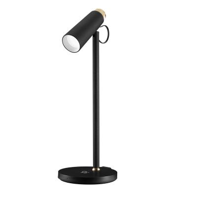 China Modern Luxury Radio Desk Lamp Metal Fill Lamp With USB Left Desk Reading Lamps for sale