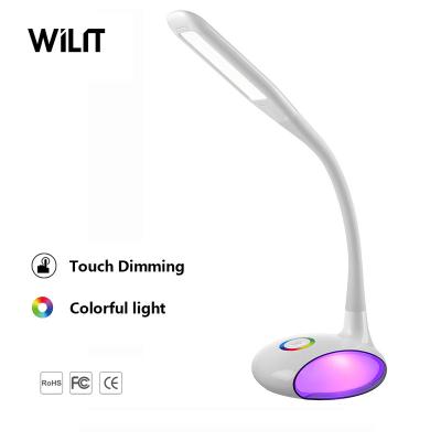 China Eye care Table lamp for office study table lamp elegant sale flexible touch best dimming RGB table lamp for sale