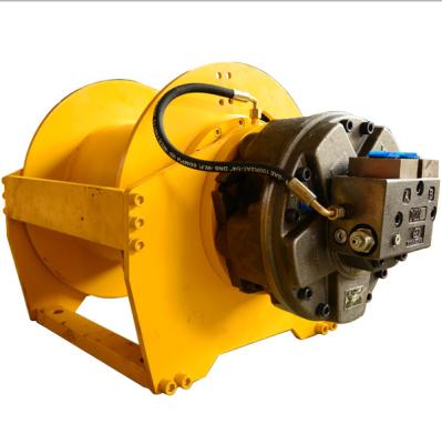 China Smoothly running hydraulic winch with motor and multi-disc wet brake, lifting 6 tons for sale