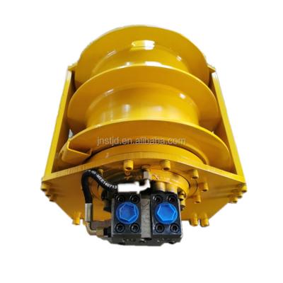 China CRANES Double Drum Hydraulic Winch Portable And Compact Winch For Crane Boat for sale