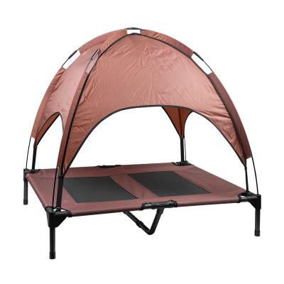 China Sustainable Hot Sale Dog Bed With Removable Canopy Shade Tent Outdoor Dog Bed for sale