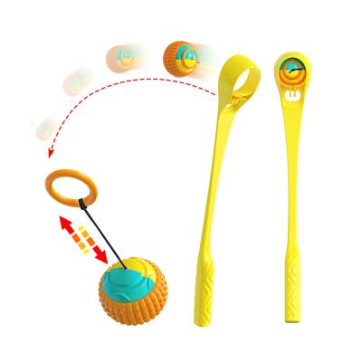 China Viable Outdoor Dog Toy Throwing Ball Thrower Pet Toy Interactive Cue Thrower for sale