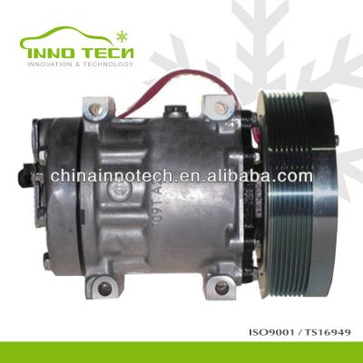 China SANDEN Auto Curing AC Compressor OEM 4302 FOR Caterpillar 265*195*220 for sale