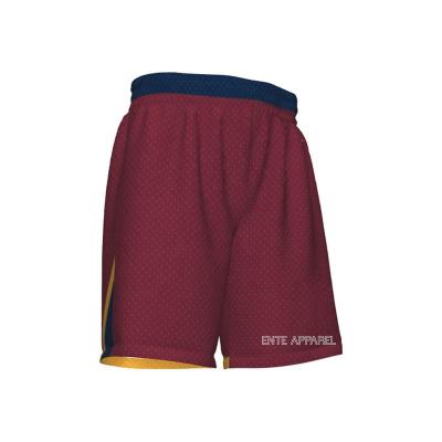 China Antibacterial International Basketball Shorts Custom Sublimation Mens Basketball Shorts for sale