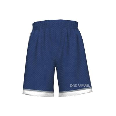 China Custom Antibacterial 100% Polyester Basketball Shorts Sports Basketball Shorts Uniforms Mens for sale