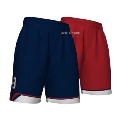 China Antibacterial Custom Embroidery Logo Basketball Shorts Latest Basketball Shorts Men Bulk for sale