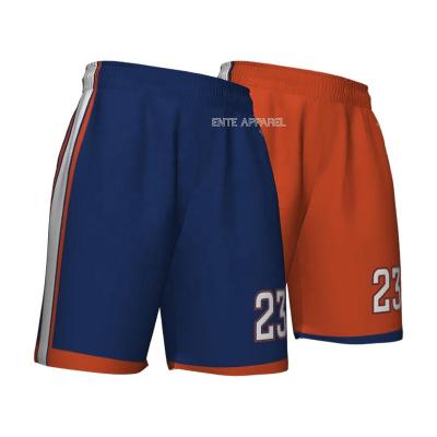 China Antibacterial Youth Sublimated Basketball Shorts OEM Wholesale Nice Design Basketball Shorts for sale