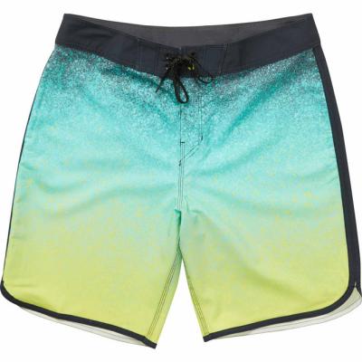 China Hot Sale Plus Size Custom Sublimated 4 Way Stretch Beach Wear Surf Swimwear Boys Private Label Board Shorts for sale