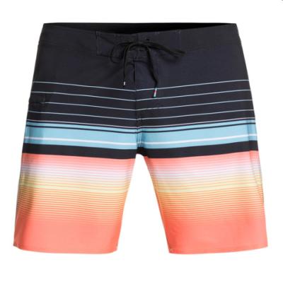 China Custom Plus Size Mens Surf Board Shorts Polyester 4 Way Stretch Digital Sublimation Printing Technique for sale