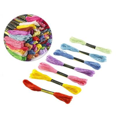 China New 105 Bundle Stitch Cross Floss Knitting Skeins and Free Embroidery Needles for sale