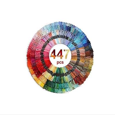 China DMCDMC 447 Pieces Knitting Cross Stitch Threads All Different Color Embroidery Thread Skeins With Color Numbers for sale