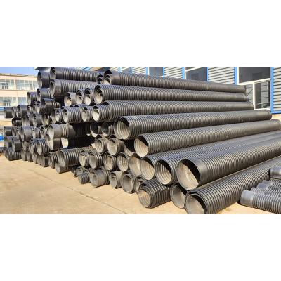 China Corrosion Resistant Hdpe Double Wall Corrugated Drainage Pipe 1100mm for sale