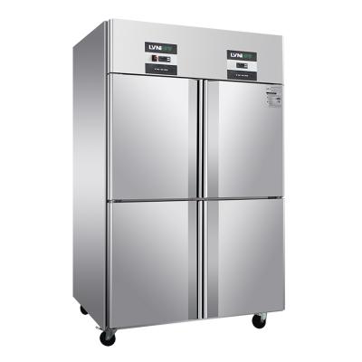 China 2021 Lvni 6 Shelves 900l 750w 180g 240g Commercial Freezers Freezer Double-temperature Adjustable Double-temperature New Design for sale