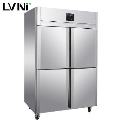 China Single-temperature Kitchen Freezer 350g 1000L Single-temperature Fan Refrigerators Compressor Fridge Commercial Refrigeration Equipments for sale