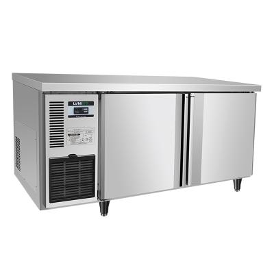 China Single-temperature NLVI CE RoHS 1.5m 2 door commercial undercounter fridge refrigerator counter-tending products 2021 new arrivals for sale