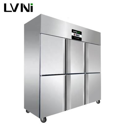 China Dessert Bar NLVI Hotel Restaurant Cake Dessert 6 Doors Pastry Fridge For Dough 1580l 635w 300g Guangdong Fridge Refrigerators for sale