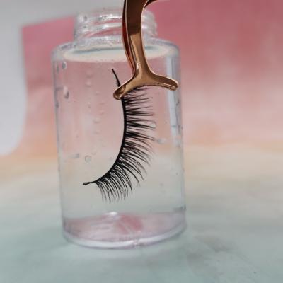 China 2021 Natural Long Water Lashes New Fashion Private Label Lashes Faux Mink Eyelash With Customized Packaging for sale