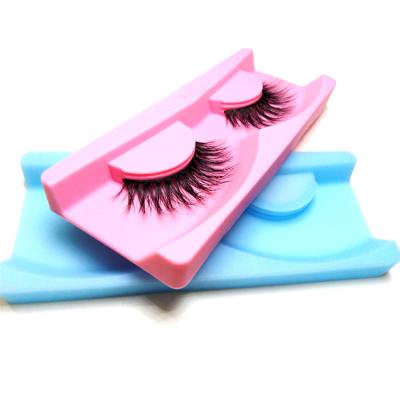 China Mutilayer/Natural Looking/3Deffect New 3-Second Style Using No Glue Silk False Eyelash Wholesale Pre-gummed Lashes for sale