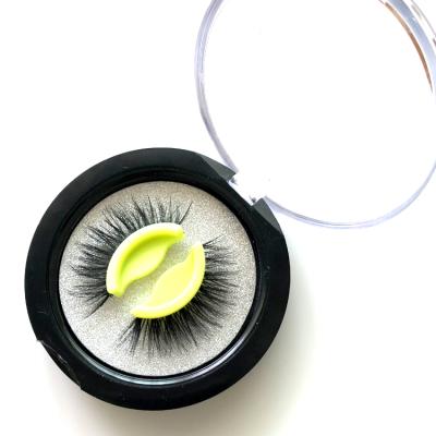 China Natural mutilayer/Looking/3Deffect no glue! Wholesale Hot New Silk Eyelashes Pre-Gummed 3D Faux Mink Lashes for sale