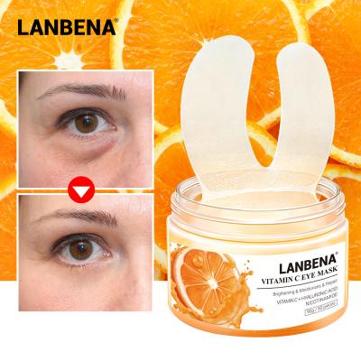 China Wholesale Anti Wrinkle Anti Wrinkle LANBENA Vitamin C Whitening Moisturizing Eye Bag Care Eye Mask for sale