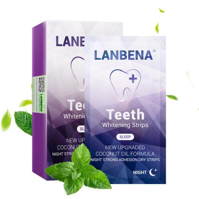 China LANBENA High Quality Coconut Oil Remove Teeth Stains Teeth Whitening Strips For Night LB4616-1 LB4616-1 for sale