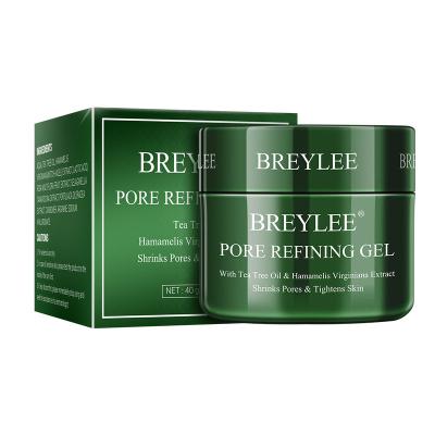 China BREYLEE PEOPLE Tea Tree Essential Oil Skin Care Pore Shrink Refining Gel Shrink Pore Shrink Face Cream for sale