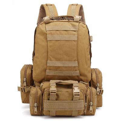 China 0302 Wholesale High Quality Tactical Military Sports Waterproof Travel Waterproof 50L Army Survival Camouflage Custom OEM Camping Backpack for sale