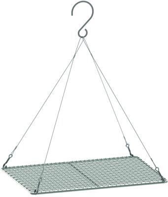 China Lightweight Titanium Campfire Grill With S/S Hanging Wire for sale