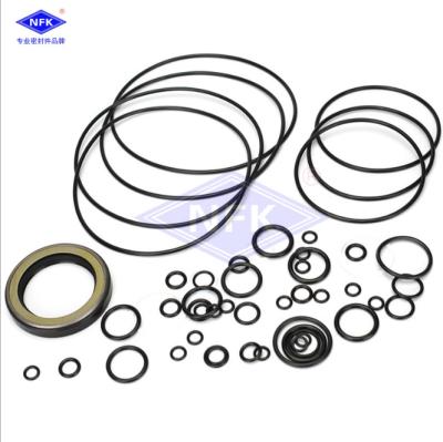 China Main Pump Repair Kit For ZX200 ZX210 ZX230 ZX250 ZX330 ZX360 ZX470 Main Oil Resistor Pump Repair Kits HPV118 HPV145 K5V140DT K5V160DT K5V200 For Hitachi ZAXIS Main Seal Pump Black+Brown for sale