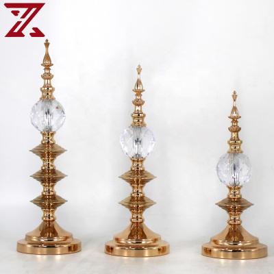 China New China Art Gold Metal Table Luxury Modern Home Decor Accessories Decor For Living Room for sale