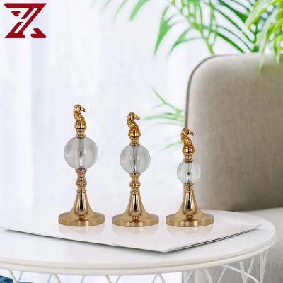 China Modern China Metal Ornaments Opens Luxury Table Gift Home Decoration Gold Accessories for sale