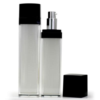 China Personal Care Loz 30ml Toning Plastic Lotion Square Bottle Perfume Wholesale for sale