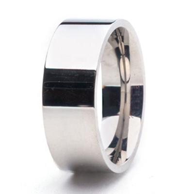 China 1mm 2mm 3mm 4mm 5mm 6mm 7mm 8mm 9mm 10mm Custom Titanium Casual/Sport Ring Core Blank 316L Stainless Steel For Wood Inlay for sale