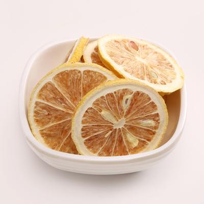 China Lujia dry freeze dried lemon individualy packed with sugar freeze dried lemon slices for sale