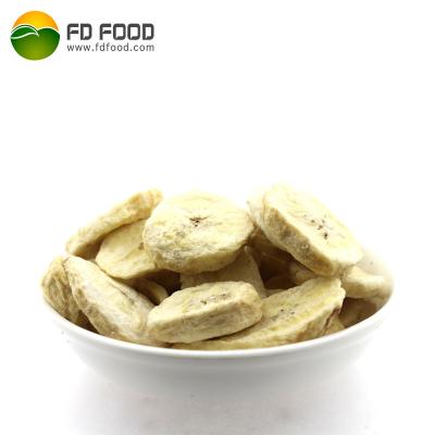 China FD Packing Freeze Gluten Free Bulk Snacks Dried Fruit Chips Sliced ​​Dice Health Food Freeze Dried Banana Powder For Sale Freeze Dried Banana for sale