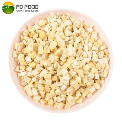 China LUJIA Factory High Quality Factory Wholesale Freeze Dried Banana Cube Freeze Freeze Dried Banana for sale