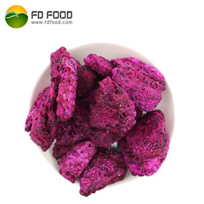 China LUJIA FDFOOD Best Brand 5-7mm/slice Snacks Red Dragon Fruit Dry Freeze Dried Food Freeze Dried Pitaya for sale